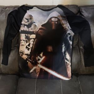 men's Star wars 3/4 sleeve t-shirt 2xl kylo ren